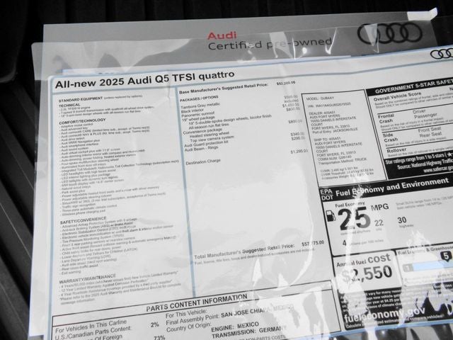 2025 Audi Q5 2.0T Premium quattro