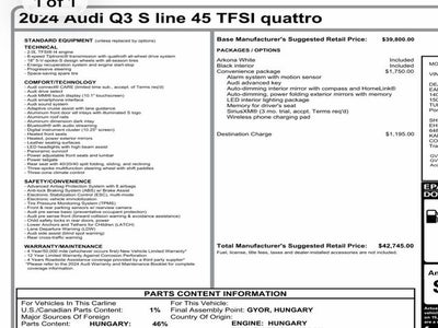 2024 Audi Q3 Premium S Line quattro